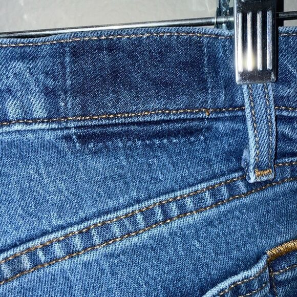 Abercrombie & fitch curve love 90’s straight ultra high rise jeans 6/28 Short #7 - Picture 5 of 8